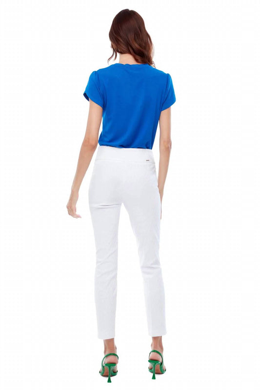 Up! - Jacquard Ankle Pants