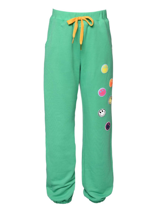 Hannah Banana - Girl's Sequin Happy Applique Jogger Pants