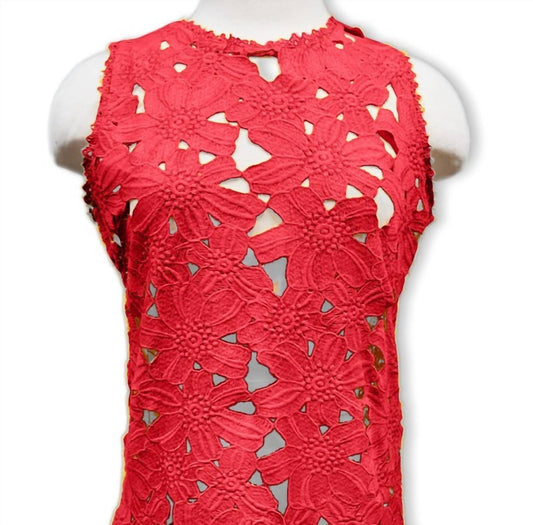 Paparazzi - Women's Lace Sleeveless Maxi Dress