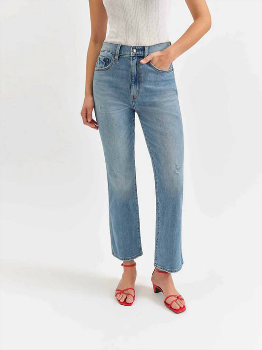 Daze - High Rise Ankle Flare Jeans