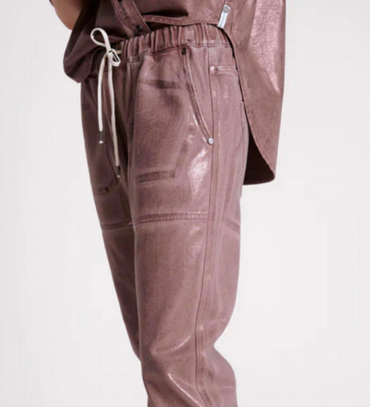 One Teaspoon - Shabbies denim Drawstring jean in Bronzed Chocolate