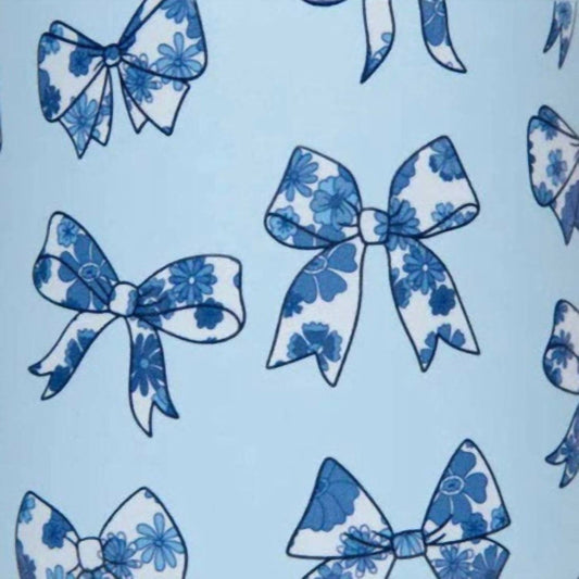 Katydid - Chinoserie Coquette Bows Insulated Stainless Steel Wine Tumbler