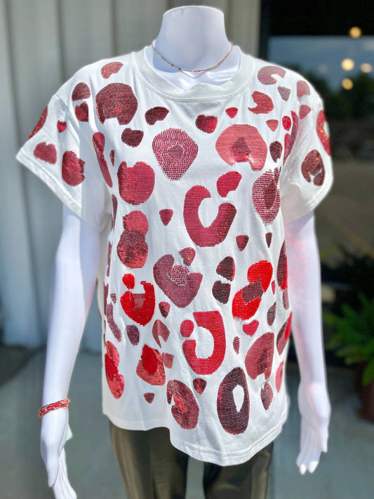 Queen Of Sparkles - Women's Leopard Top