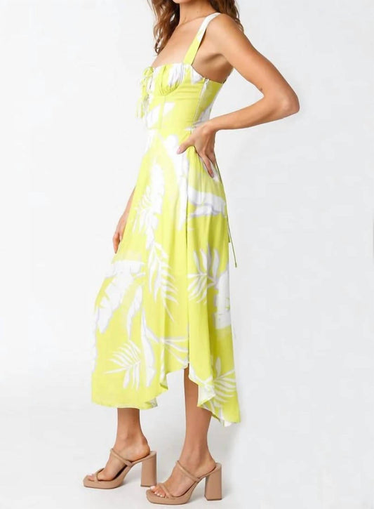 Olivaceous - Lindsey Midi Dress