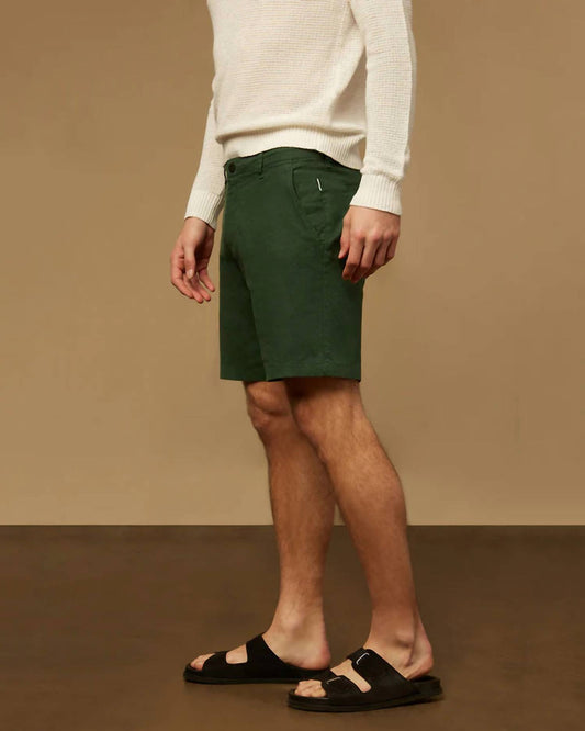 MEN STRETCH LINEN TRAVELER SHORT