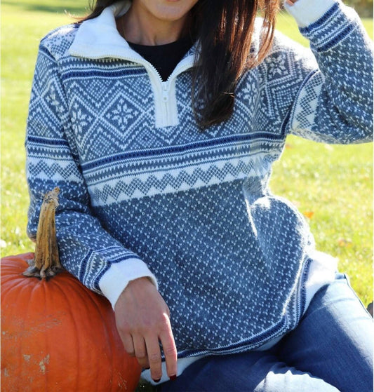 Artesania - Quarter Zip Alpaca Sweater