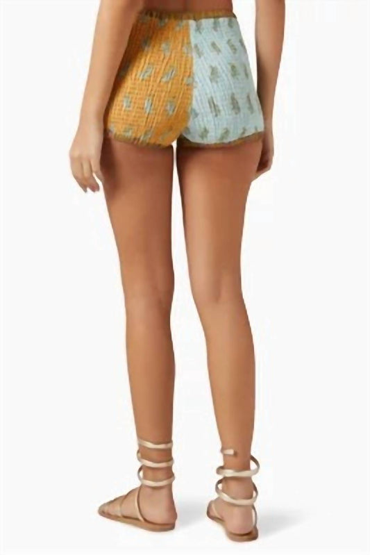 Boteh - Lucent Shirred Hotpant Short