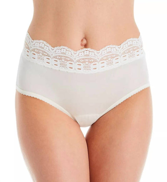 Shadowline Lingerie - Lace Trimmed Hipster Panty - Three Pack