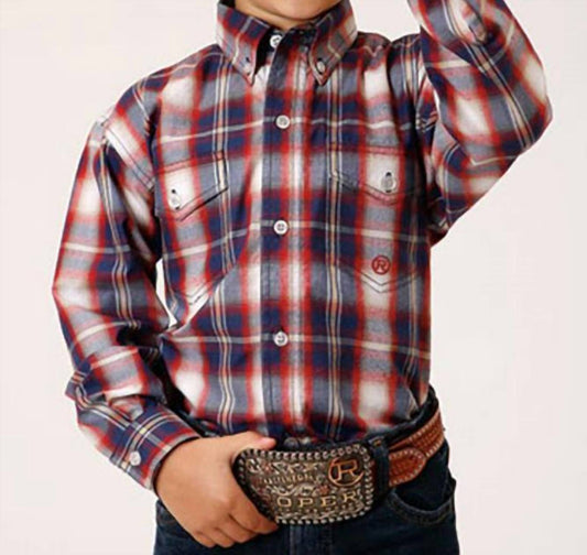Roper - Boy's Button Shirt