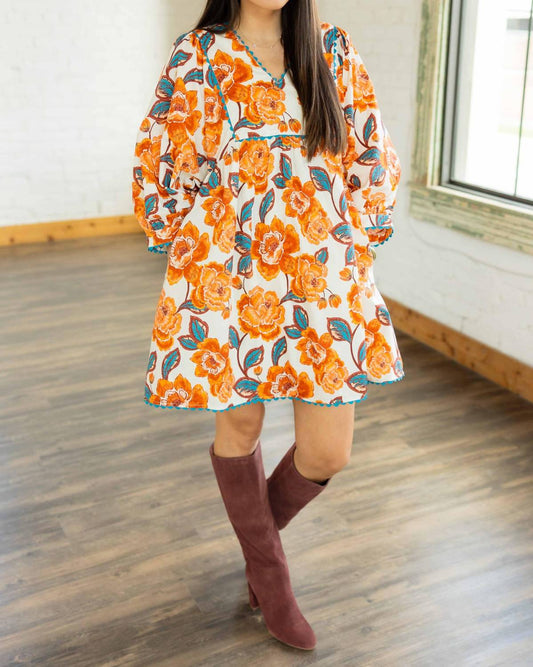 Entro - Women's Noa Floral Pullover Mini Dress