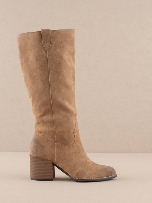 Oasis Society - The Roxanne High Knee Western Bucket Boot