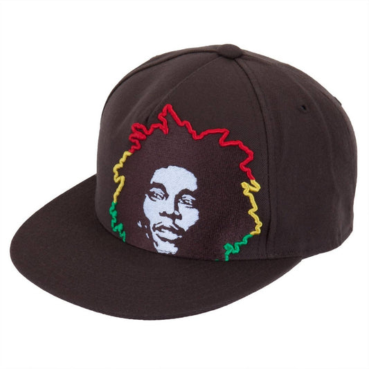 Bob Marley - Men's Rasta Hair Fitted Baseball Cap