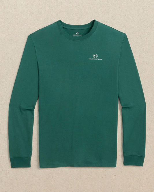 Southern Tide - Men's Club Car Santa Long Sleeve T-shirt