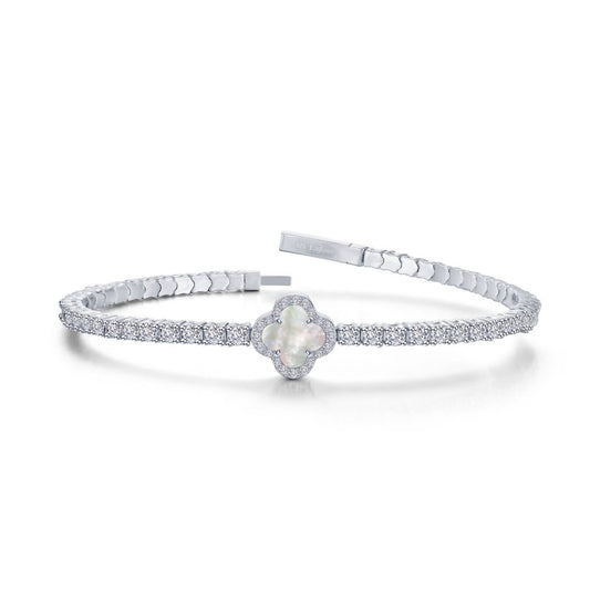 Lafonn - Women's Mop Clover Flexible Station Tennis Bracelet