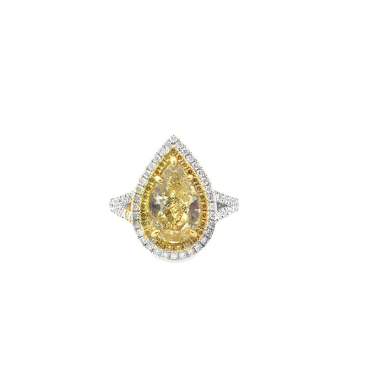 Gregg Ruth - Women's Pear Diamond Ring