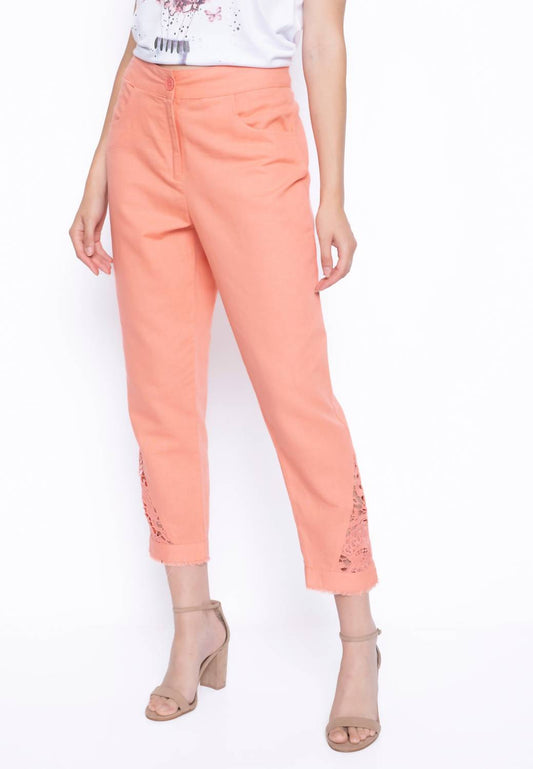 Picadilly - Sally Lace Trim Pants