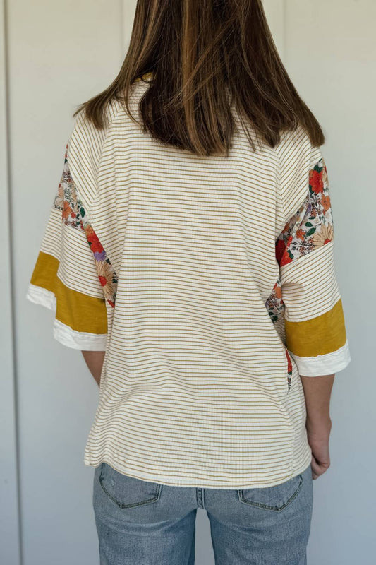 In-Loom - Funky Mixed Media Top
