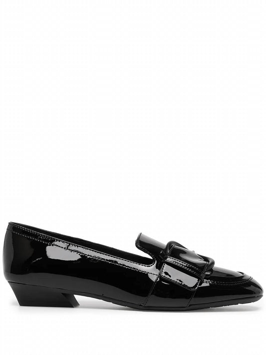 Salvatore Ferragamo - Women's Buckle-detail Leather Loafers