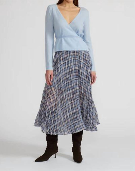 Lucy Paris - Talia Pleated Plaid Skirt