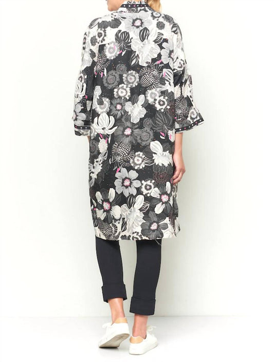 Brema Graphic Kimono Coat