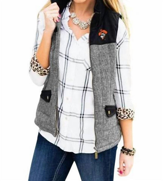 Gameday Couture - Oklahoma State University Vest