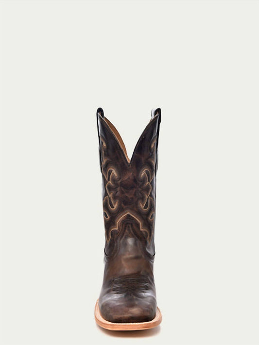 Corral - Men's Embroidery Square Toe Cowboy Boot