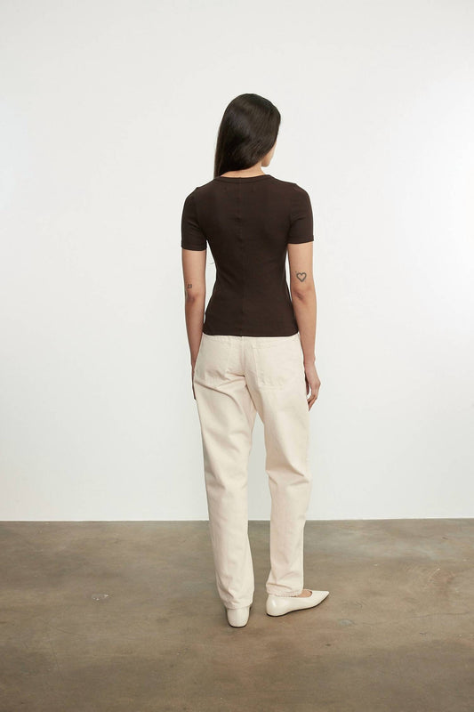 Enza Costa - Supima Cotton New Classic Short Sleeve Tee