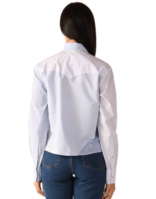 Cissa - Raw Edge Western Shirt