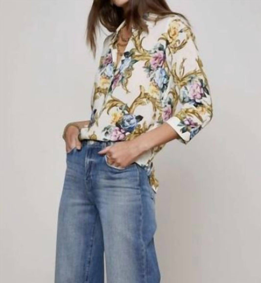 L'Agence - Camille 3/4 Sleeve Blouse