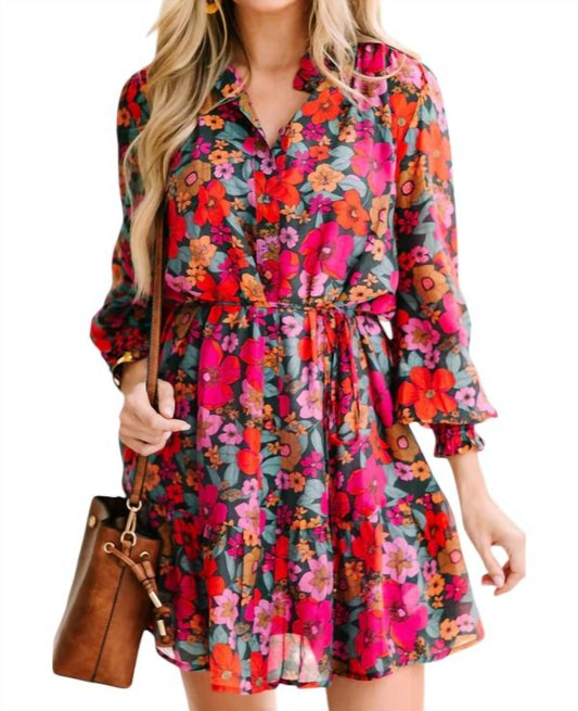 Fate - Floral Mini Dress