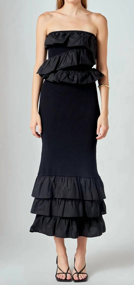 English Factory - Let's Go Out Maxi Dress