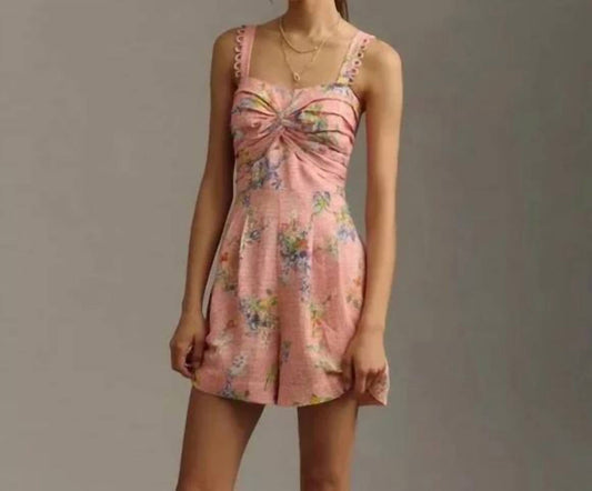 Ranna Gill - Floral Linen Romper