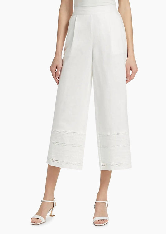 Elie Tahari - The Adelle Linen Pants