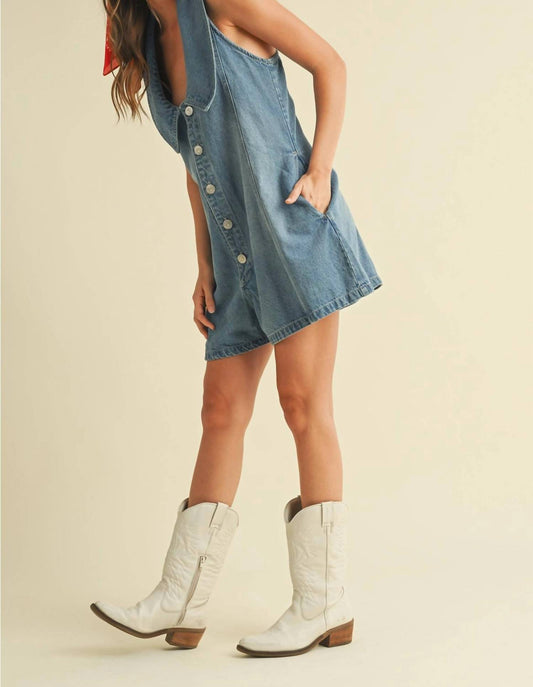 Klesis - Southern Days Oversized Collar Relaxed Fit Romper