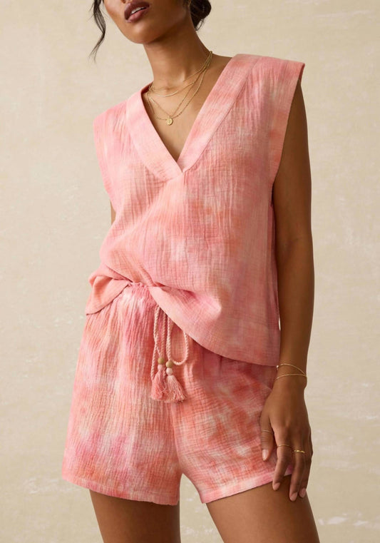 Faherty - Dune Cotton Gauze Sleeveless Popover