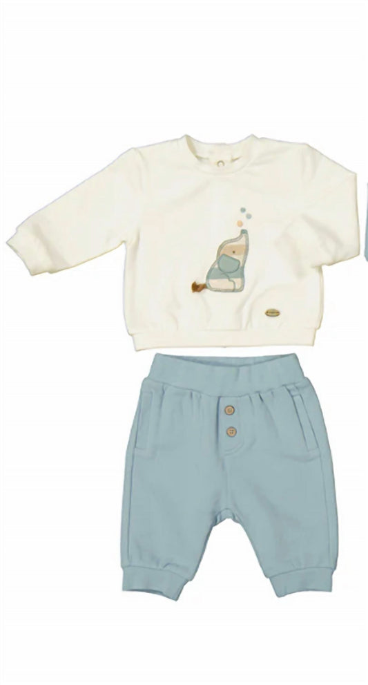 Mayoral - Boy's Elephant Knit Set