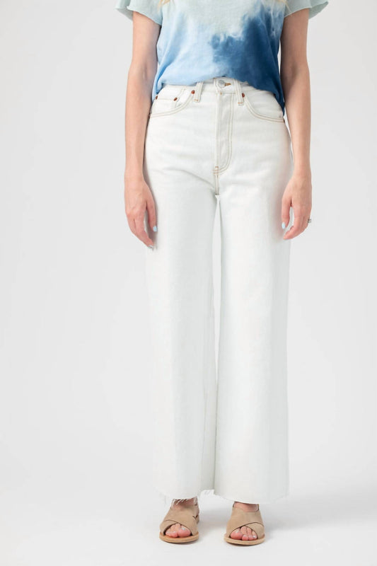 Re/Done - Wide Leg Crop Jeans