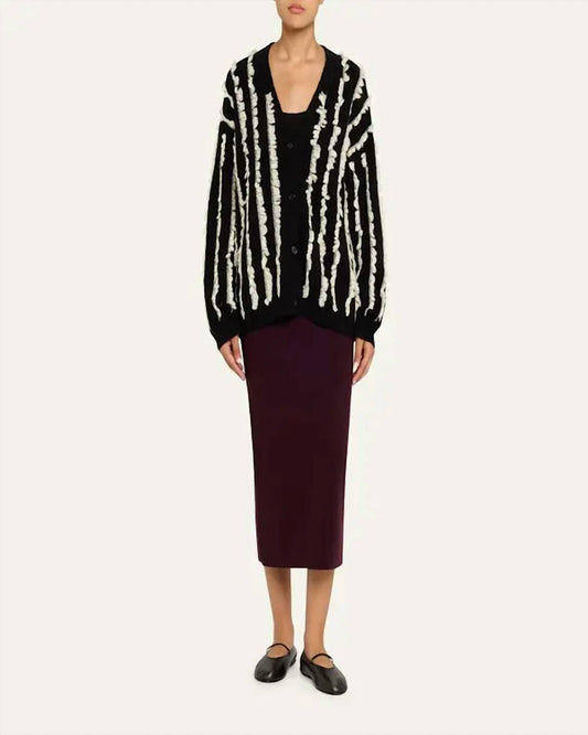 Zankov - Alina Compact Merino Wool Pencil Skirt