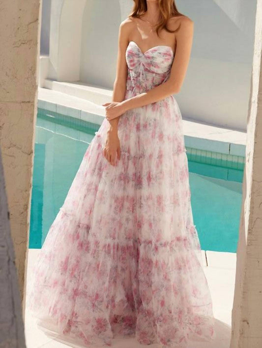 Babyfox - Exclusive Glamour Sweetheart Floral Gown