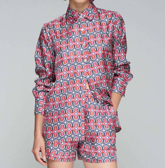 Vilagallo - Mariela Geometric Shirt