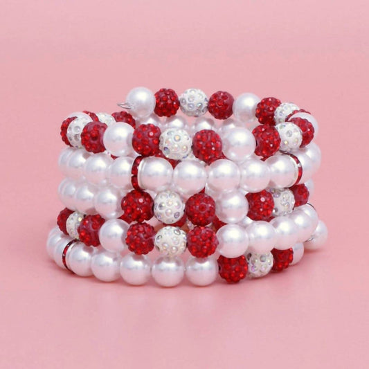 Wona Trading - Shamballa Beaded Wrap Bracelet