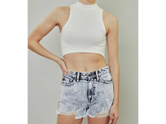 Kancan - High Rise Mom Shorts