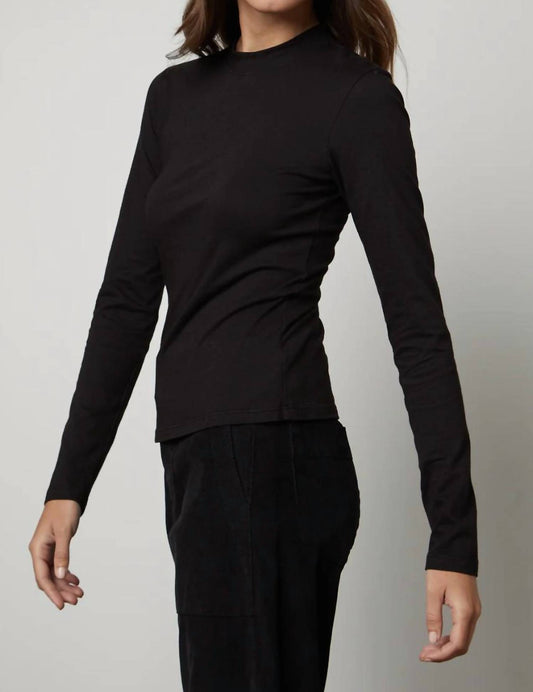 Velvet By Graham & Spencer - Linny Mock Neck Tee