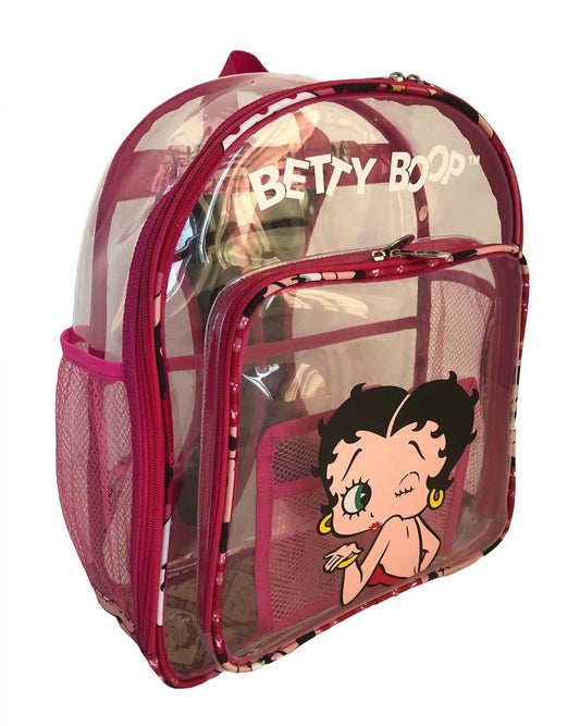 Betty Boop - Women's Clear Backpack