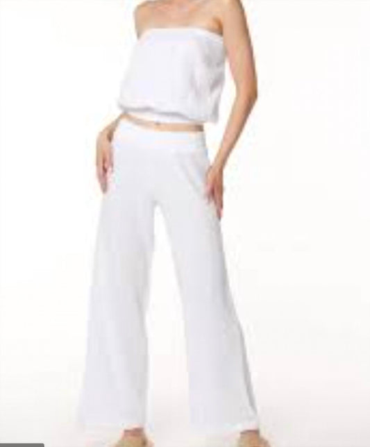 Bobi - high waist smocked pant