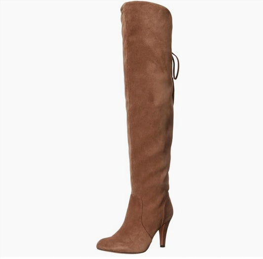 Vince Camuto - Women's Suede Leather Tassels Over The Knee Boots
