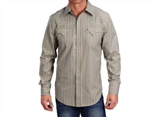 Stetson - Stetson Stripe Snap Button Down Shirt
