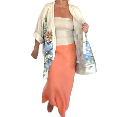 Made In Italy - Linen Maxi Skirt