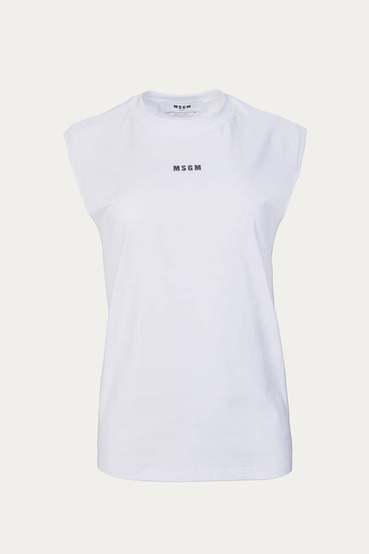 MICRO-LOGO CREW NECK TANK TOP