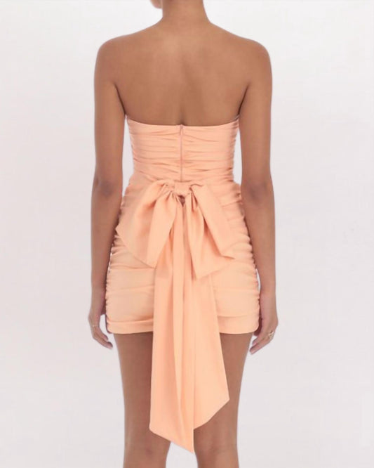 Lucy In The Sky - Strapless Bow Back Dress